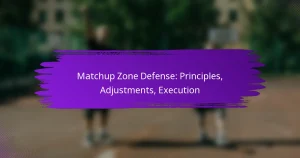 Matchup Zone Defense: Principles, Adjustments, Execution