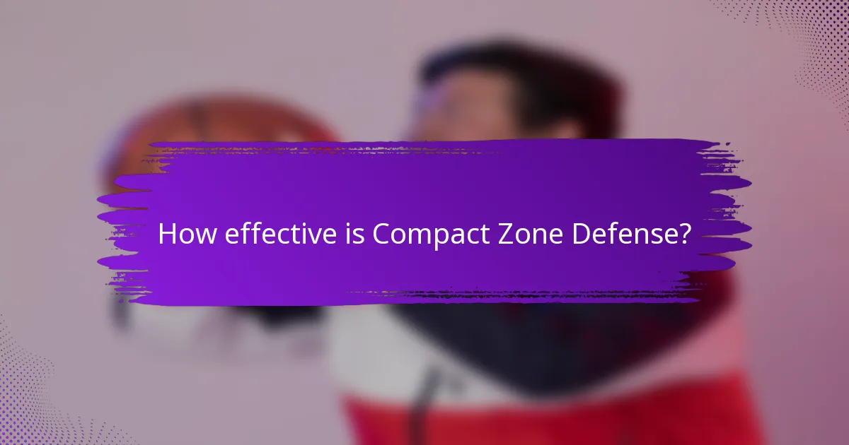 How effective is Compact Zone Defense?